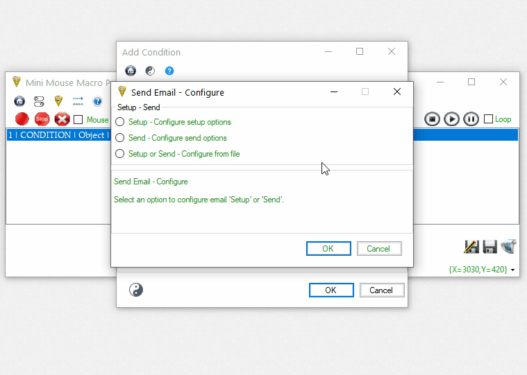 Mini Mouse Macro - Send Email - Example 0